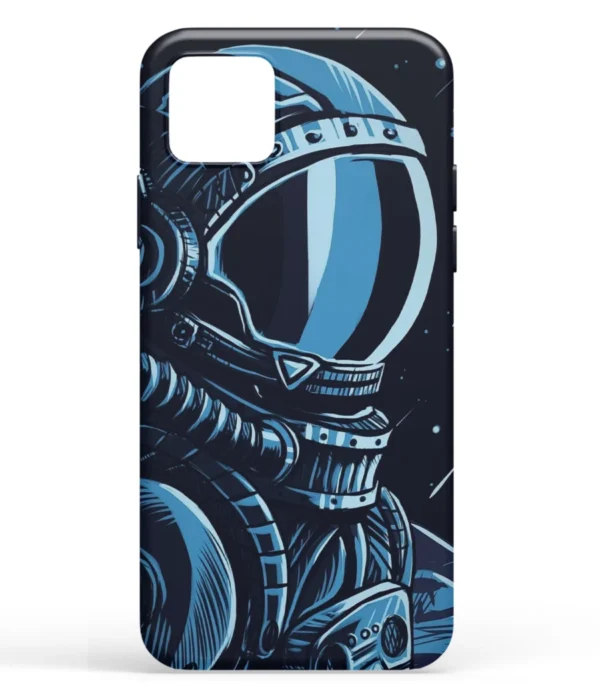 Astronaut Dark Artwork Printed Soft Silicone Back Cover