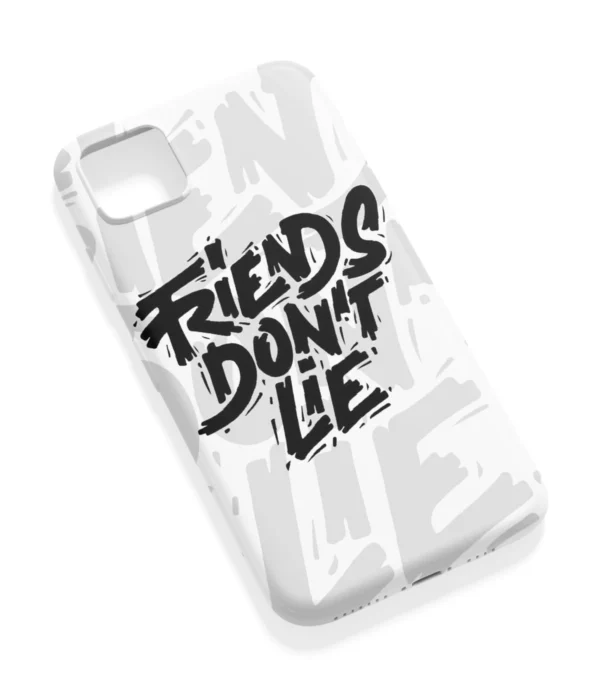 Friends Don't Lie Printed Soft Silicone Back Cover