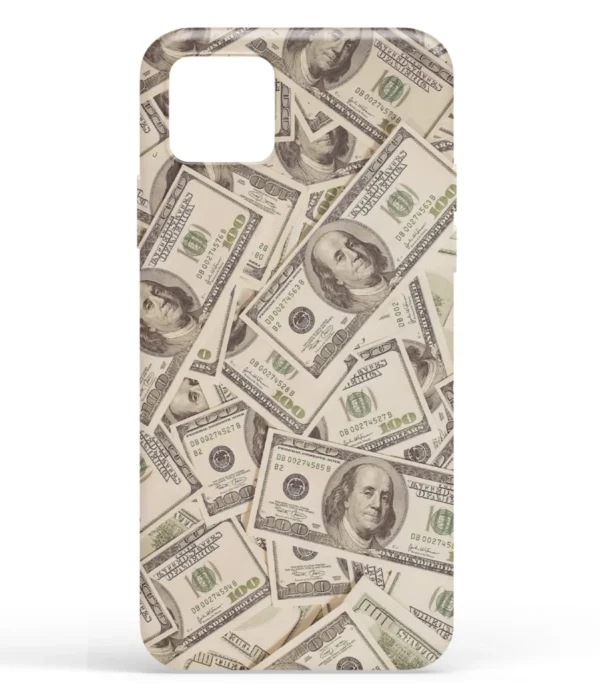 100 Dollar Bill Printed Soft Silicone Back Cover