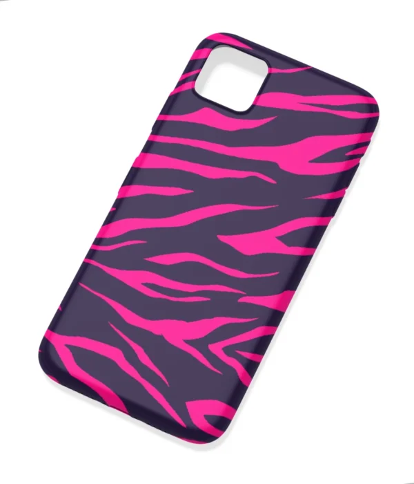 Pink Zebra Print Pattern Printed Soft Silicone Back Cover