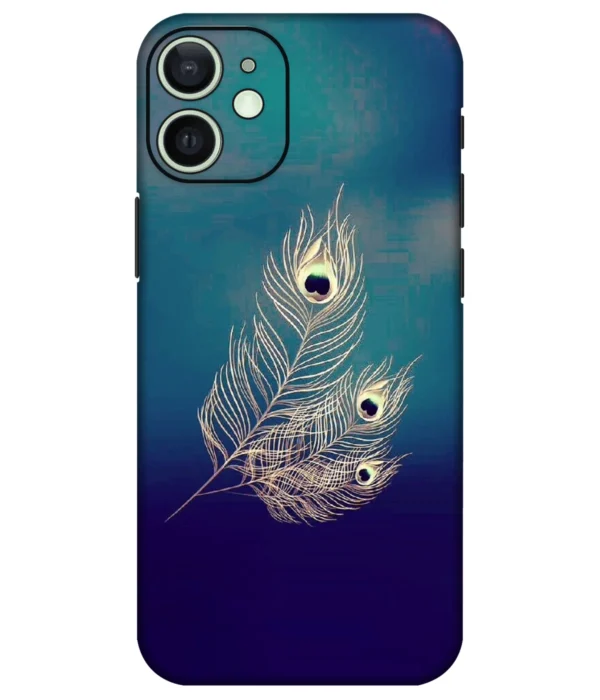 Peacock Feathers Printed Mobile Skin