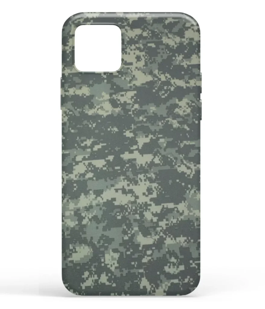Pixelated Camouflage Pattern Printed Soft Silicone Back Cover
