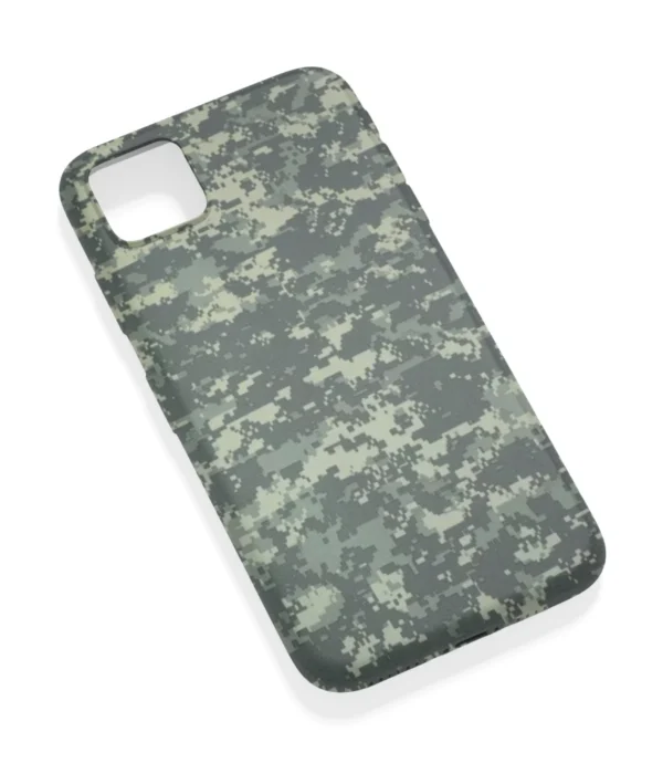Pixelated Camouflage Pattern Printed Soft Silicone Back Cover