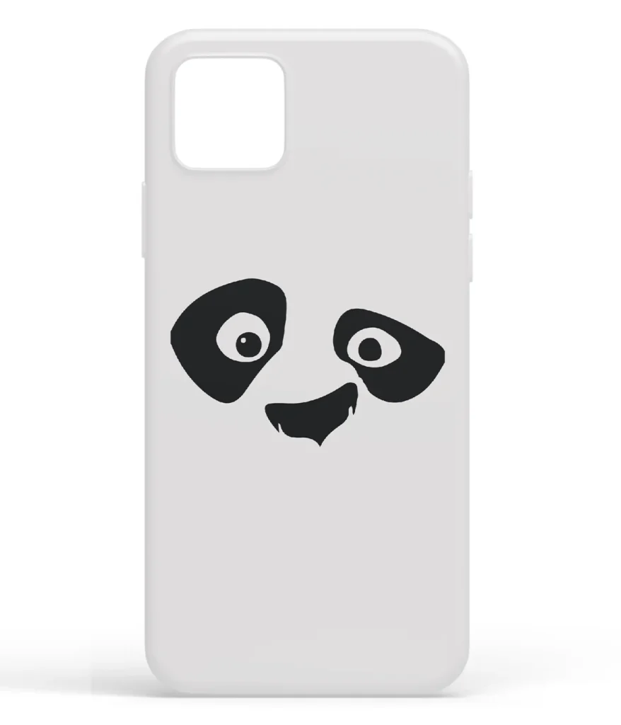 Minimal Panda Printed Soft Silicone Back Cover