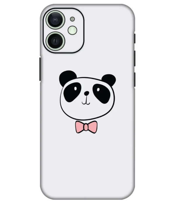 Panda Bow Printed Mobile Skin