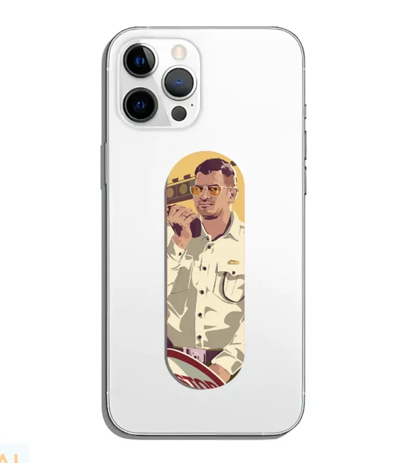 Ms. Dhoni Abstract Art Phone Grip Slyder