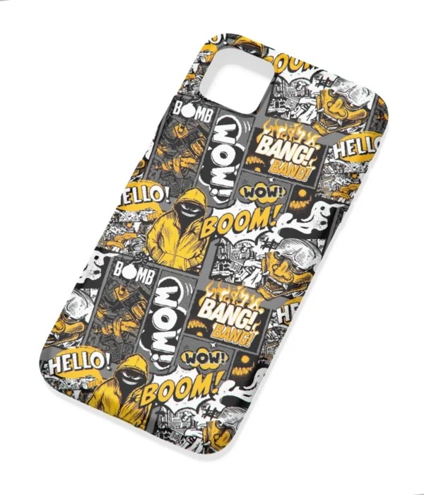 Bang Boom Pattern Printed Soft Silicone Back Cover