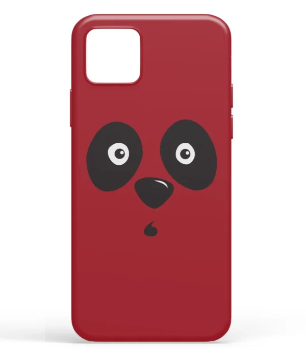 Shocked Panda Printed Soft Silicone Back Cover