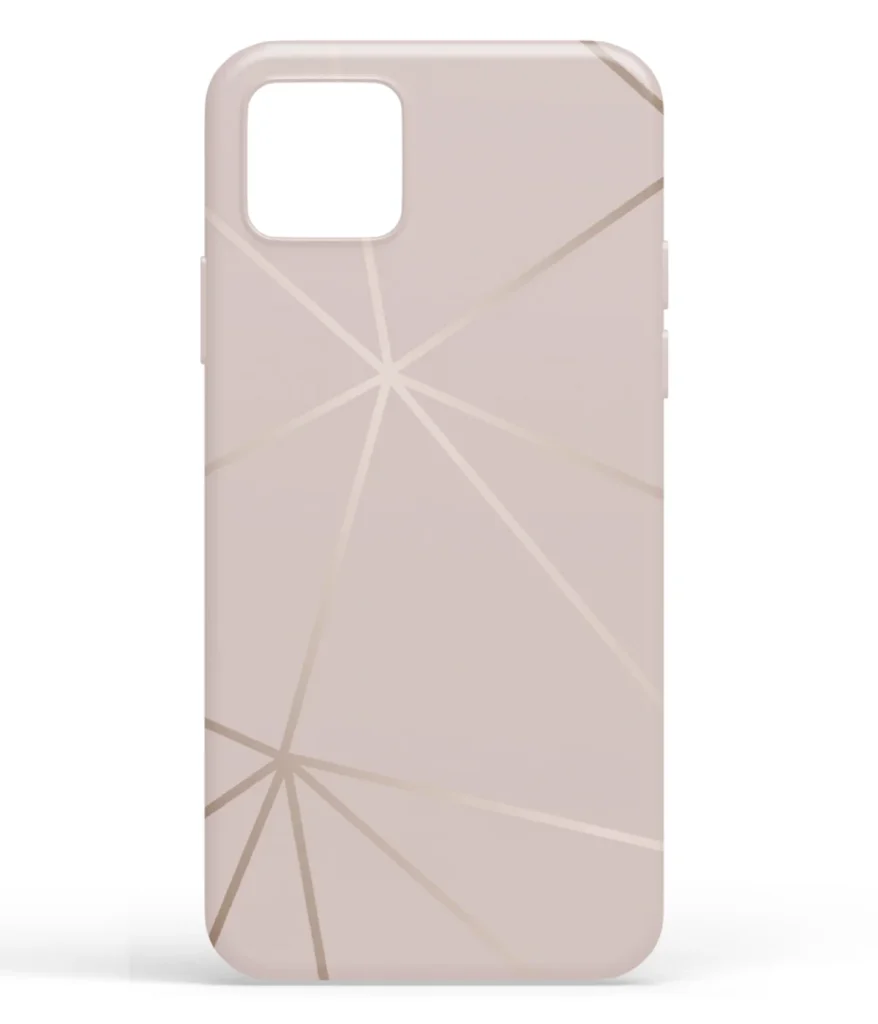 Rose Gold Marble Texture Printed Soft Silicone Back Cover
