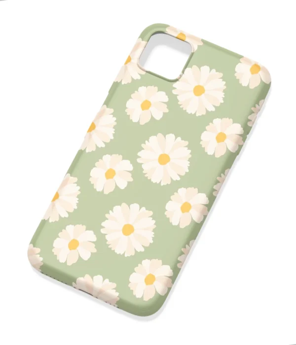 Spring Daisy Flower Pattern Printed Soft Silicone Back Cover