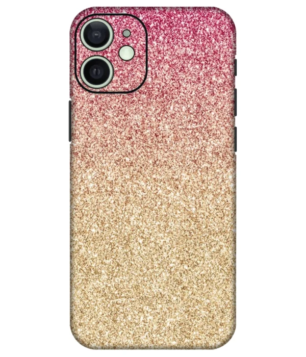 Abstract Gold Glitter Art  Printed Mobile Skin