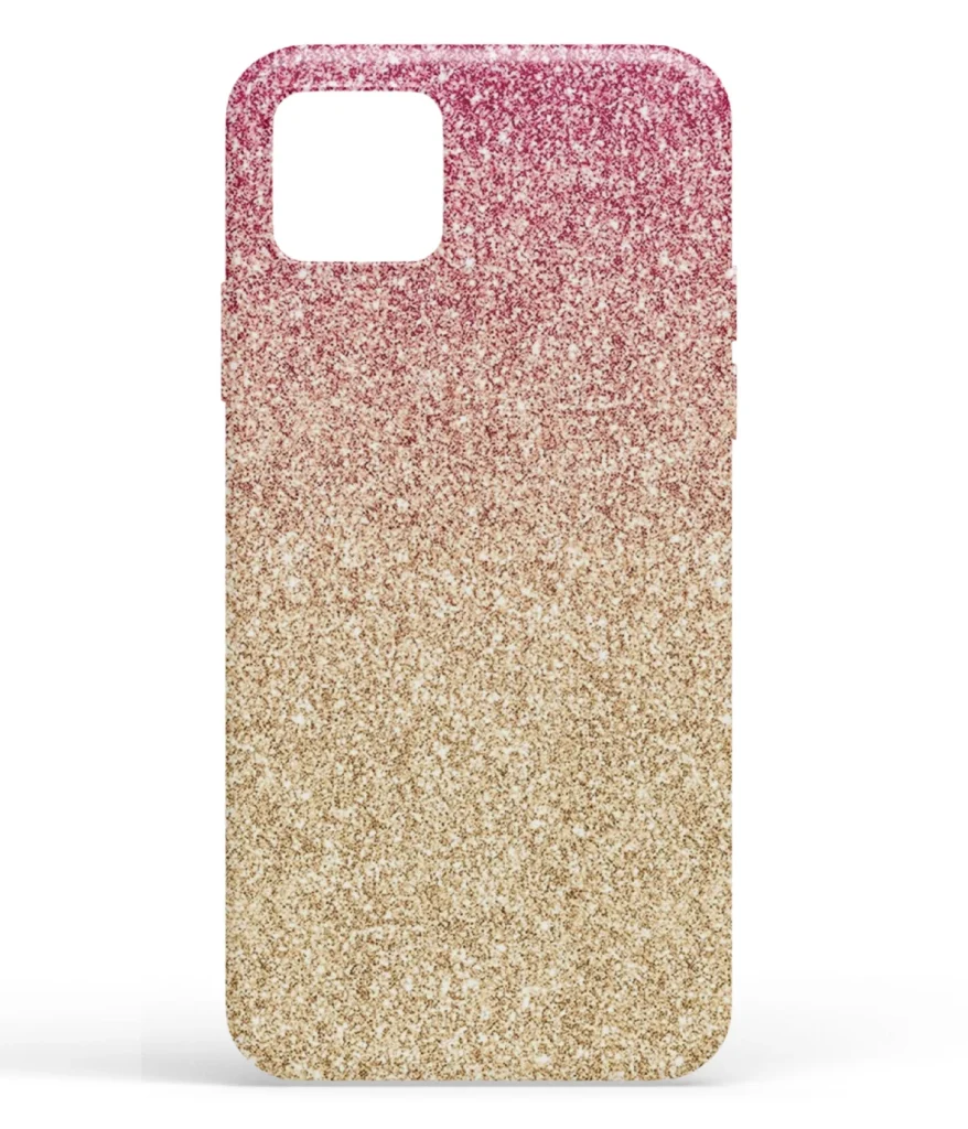 Abstract Gold Glitter Art  Printed Soft Silicone Back Cover