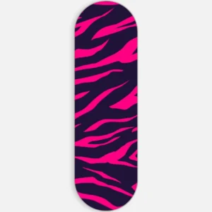 Pink Zebra Print Pattern Phone Grip Slyder