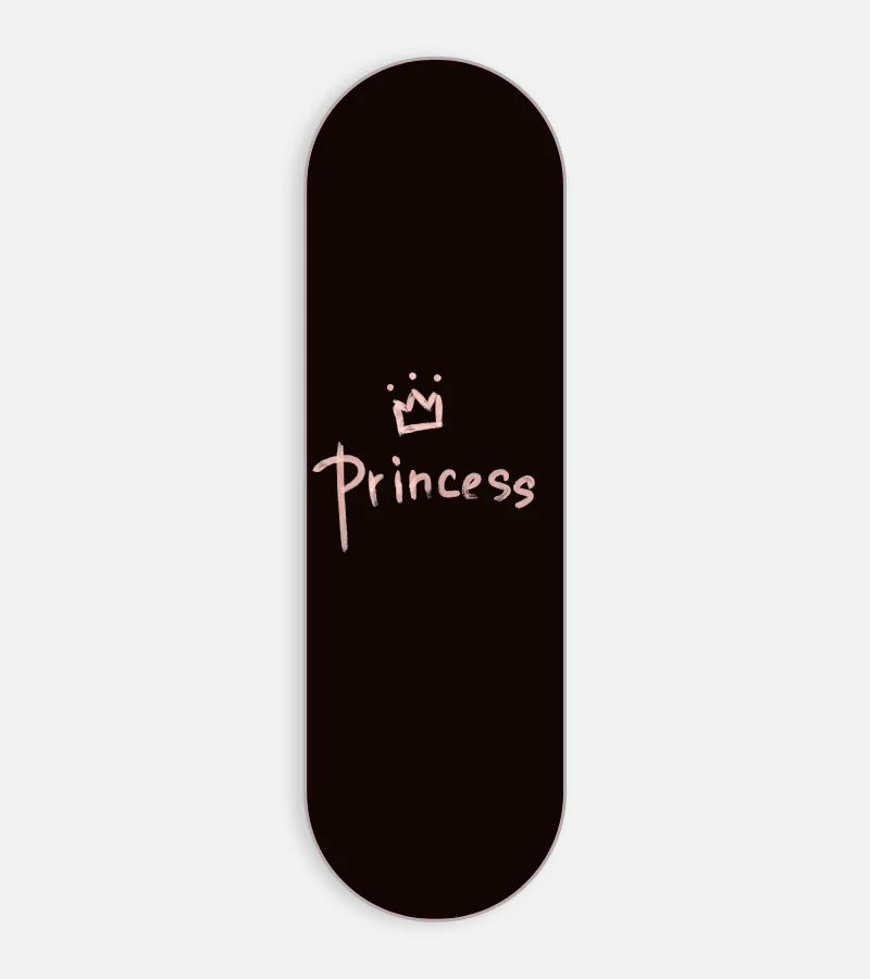 Princess Crown Wordart Phone Grip Slyder
