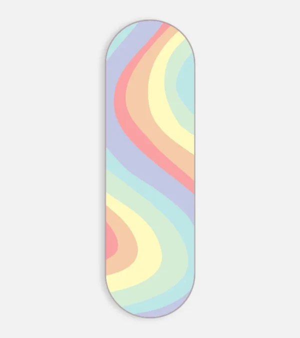 Rainbow Zigzag Art Phone Grip Slyder