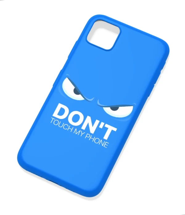 Dont Touh My Phone Printed Soft Silicone Back Cover
