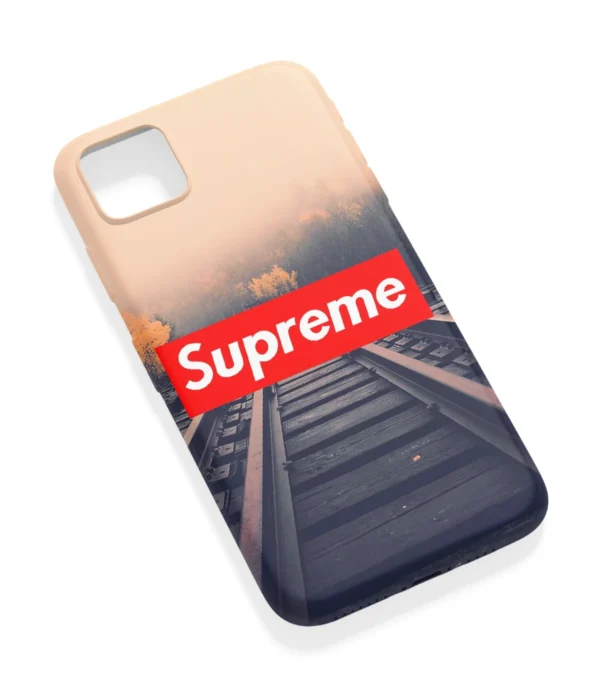 Supreme Background  Printed Soft Silicone Back Cover