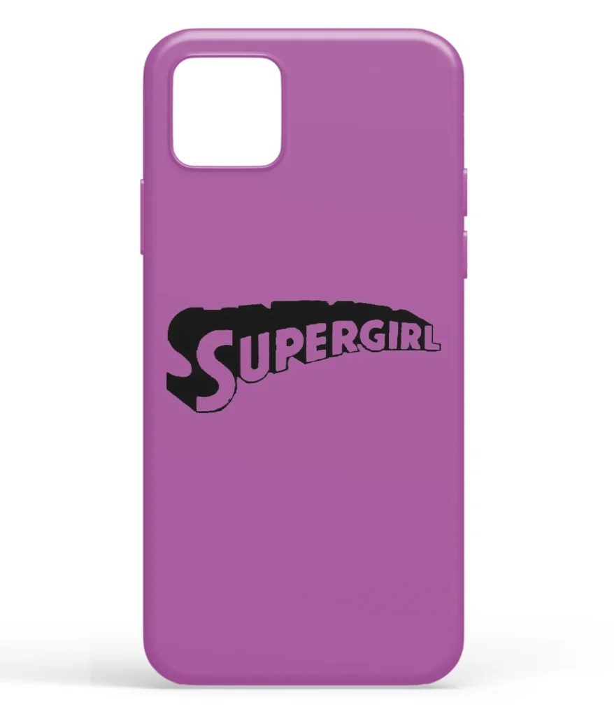 Supergirl Printed Soft Silicone Back Cover