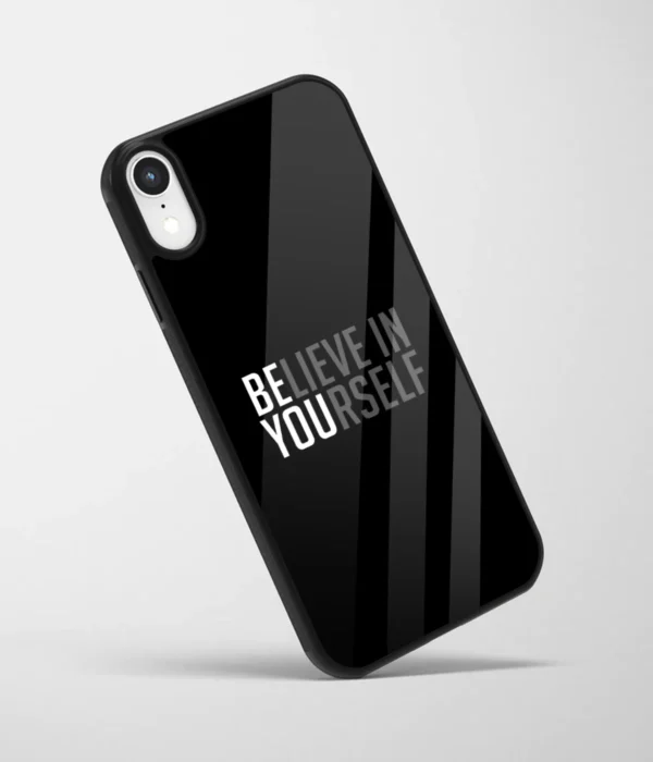 Belive In Yourself Printed Glass Case