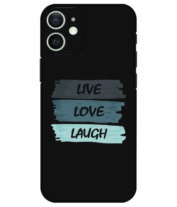 Live Love Laugh Printed Mobile Skin