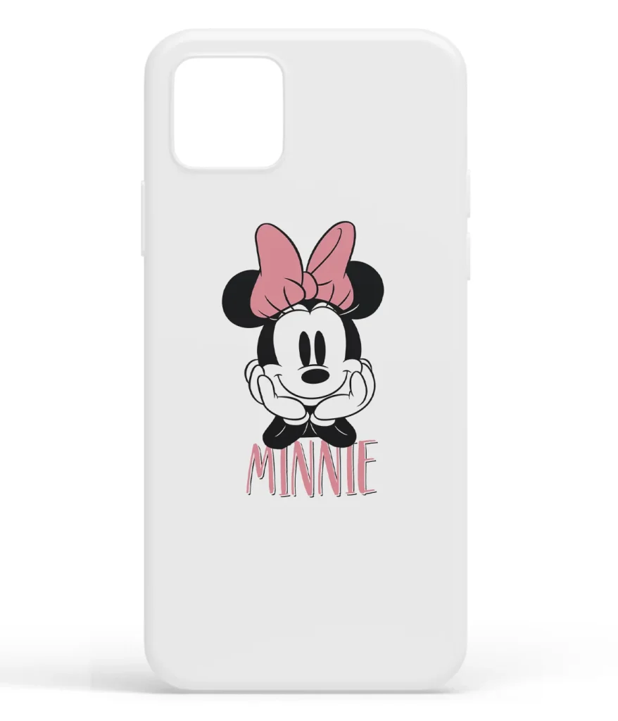 Cute Minnie Printed Soft Silicone Back Cover