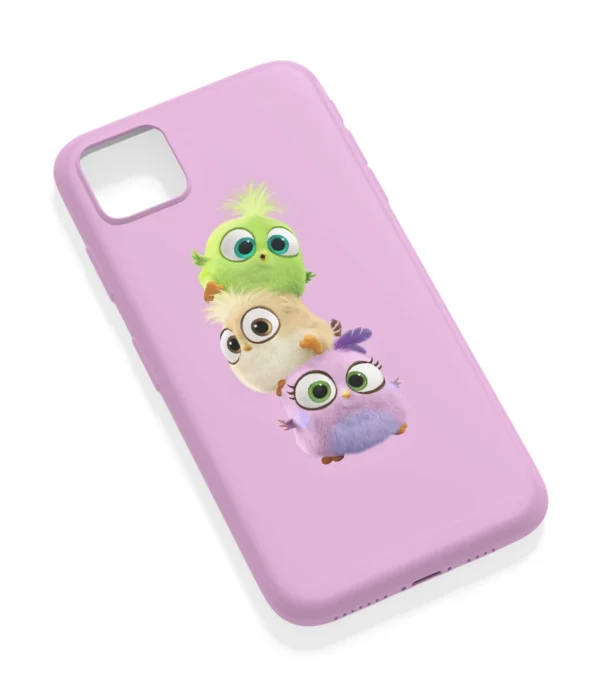 Cute Baby Birds Printed Soft Silicone Back Cover