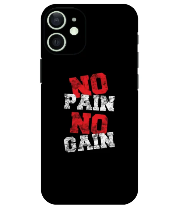 No Pain No Gain Printed Mobile Skin