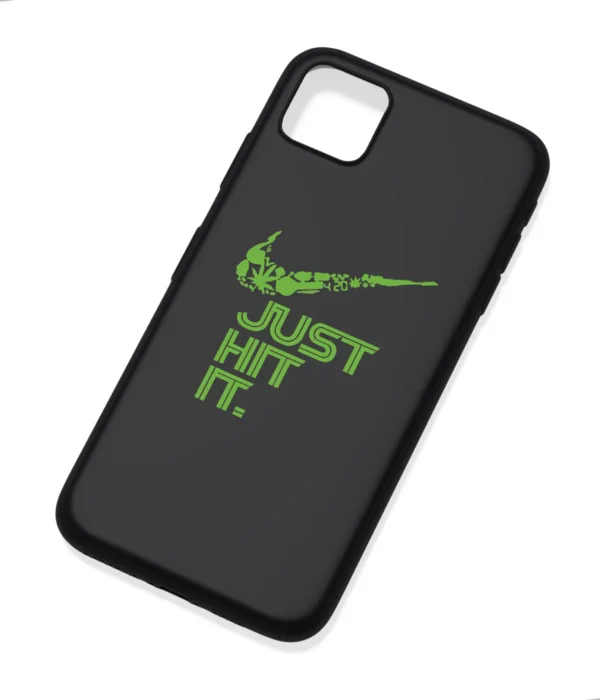 Just Hit It Printed Soft Silicone Back Cover