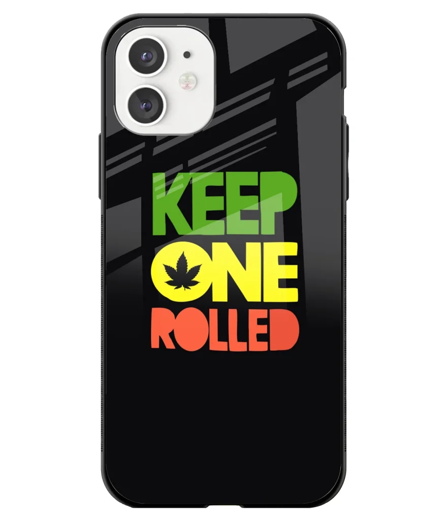 Keep One Rolled Printed Glass Case
