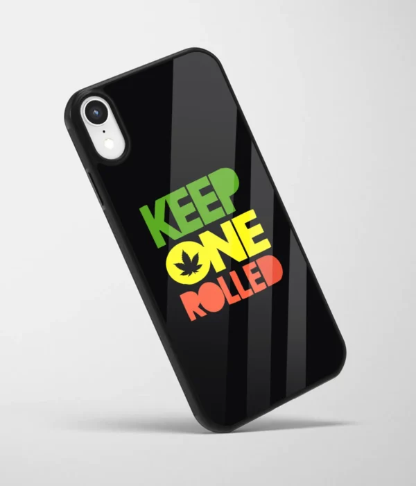Keep One Rolled Printed Glass Case