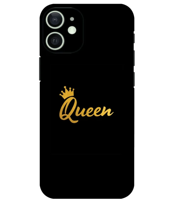 Queen Gold Print Printed Mobile Skin