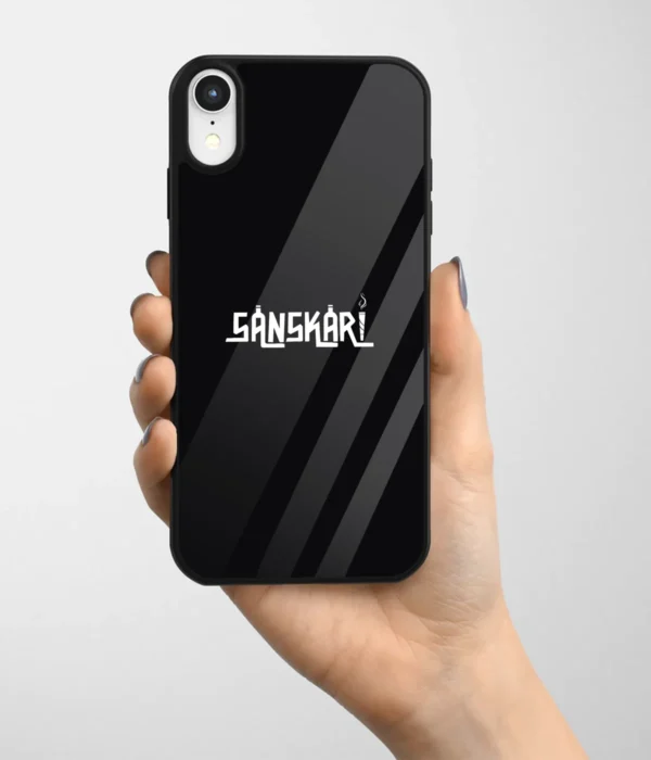 Sanskari Printed Glass Case
