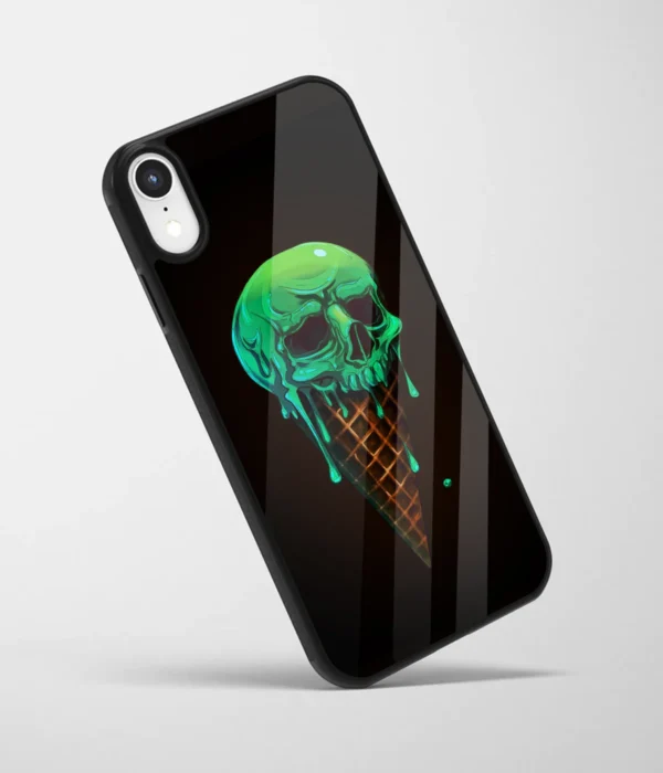 Dope Skull Vector Art Printed Glass Case