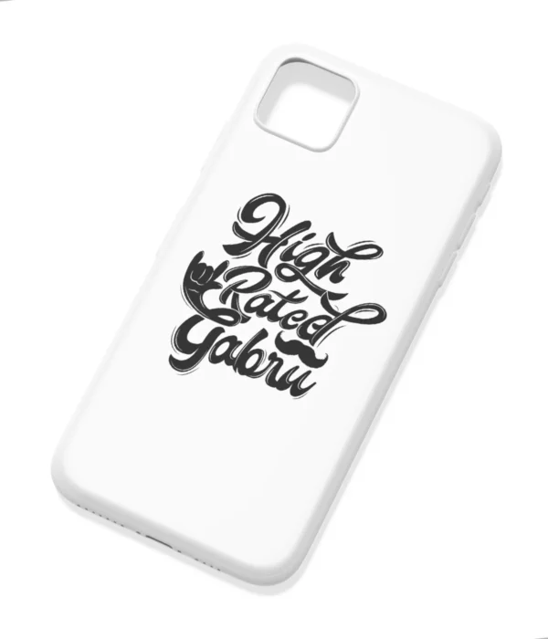 High Rated Gabru White Printed Soft Silicone Back Cover