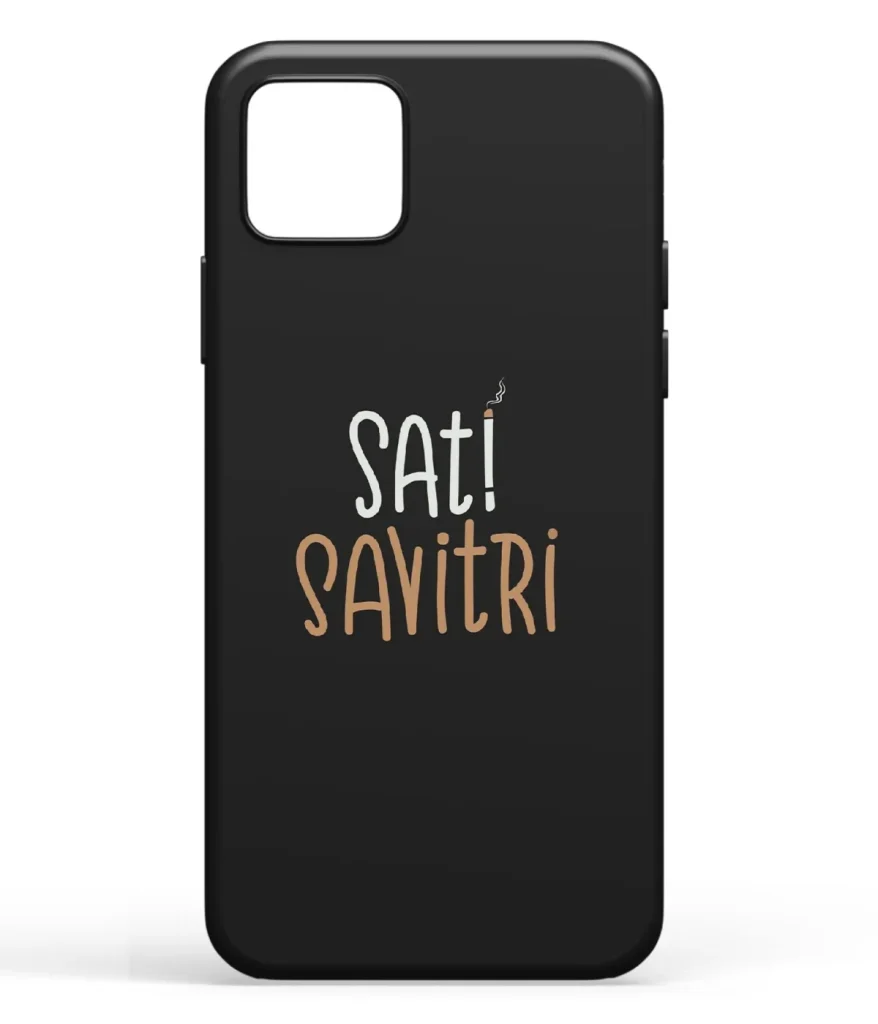 Sati Savatri Printed Soft Silicone Back Cover