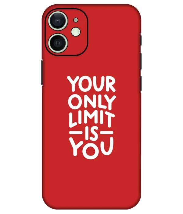 Your Only Limit Is You Printed Mobile Skin