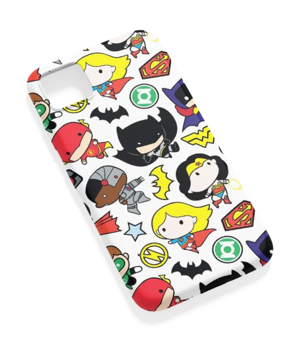 Cute Superhero Pattern Printed Soft Silicone Back Cover