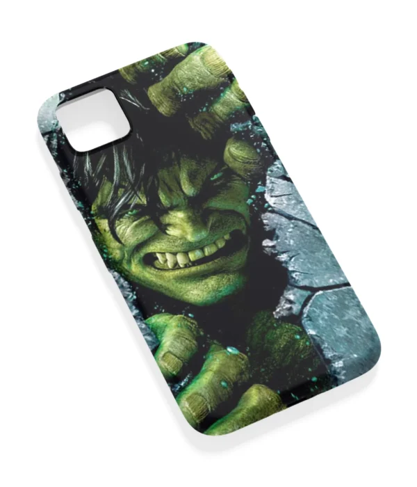 Hulk Busting Out Printed Soft Silicone Back Cover