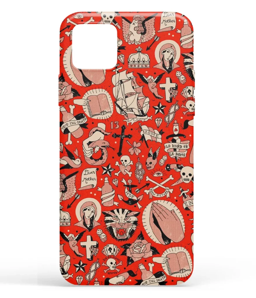 Illustrated Patterns Printed Soft Silicone Back Cover