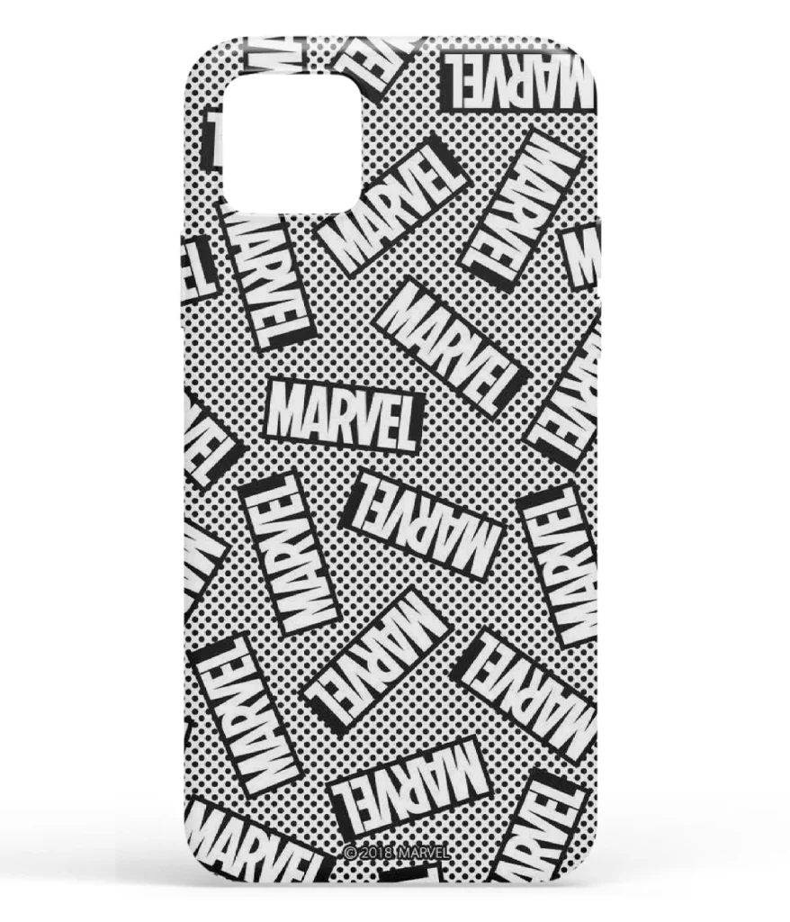 Marvel Pattern Printed Soft Silicone Back Cover