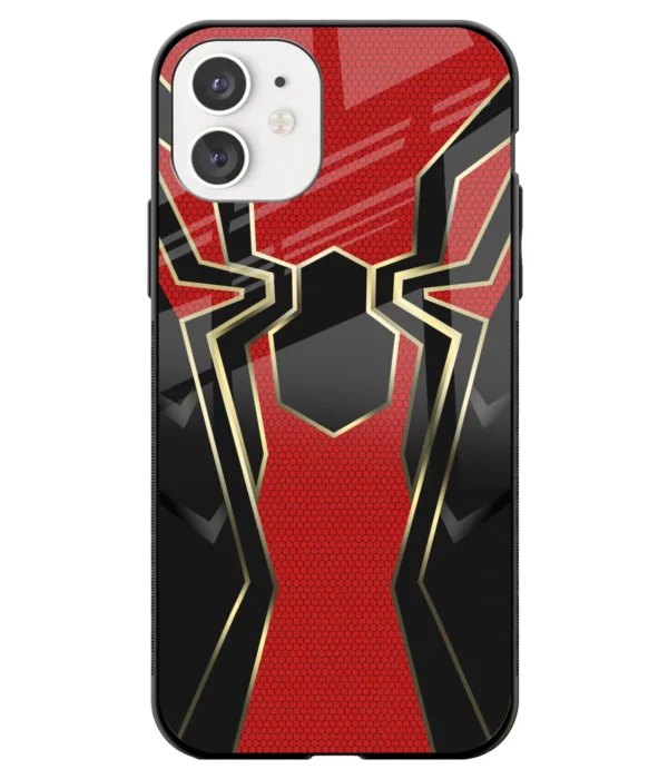 Spiderman Body Armour Printed Glass Case
