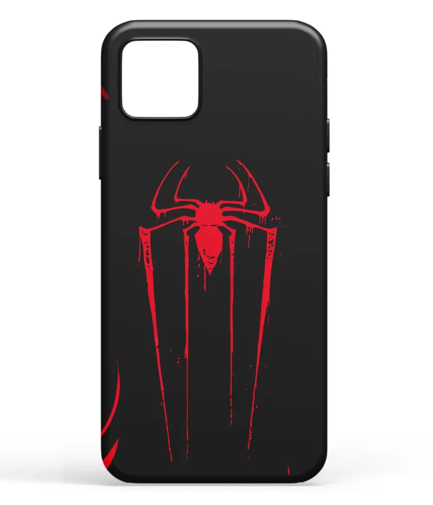 Spiderman Logo Red Printed Soft Silicone Back Cover