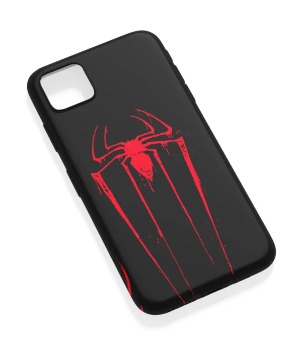 Spiderman Logo Red Printed Soft Silicone Back Cover
