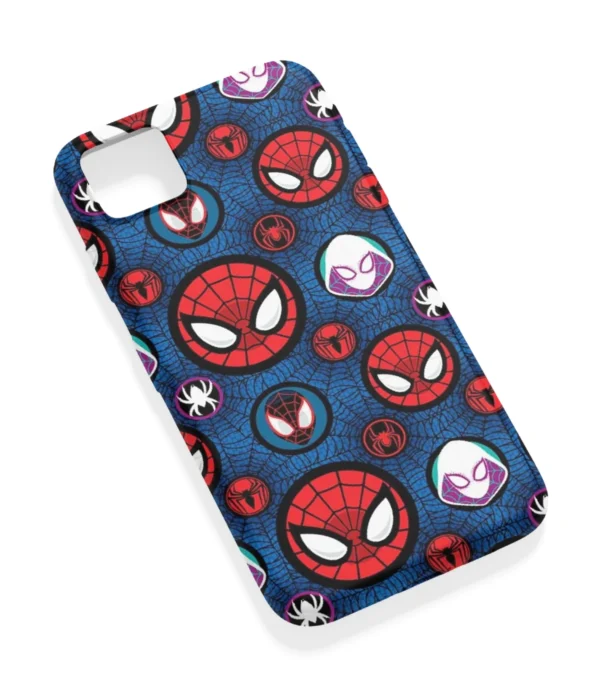 Spiderman Mask Pattern Printed Soft Silicone Back Cover