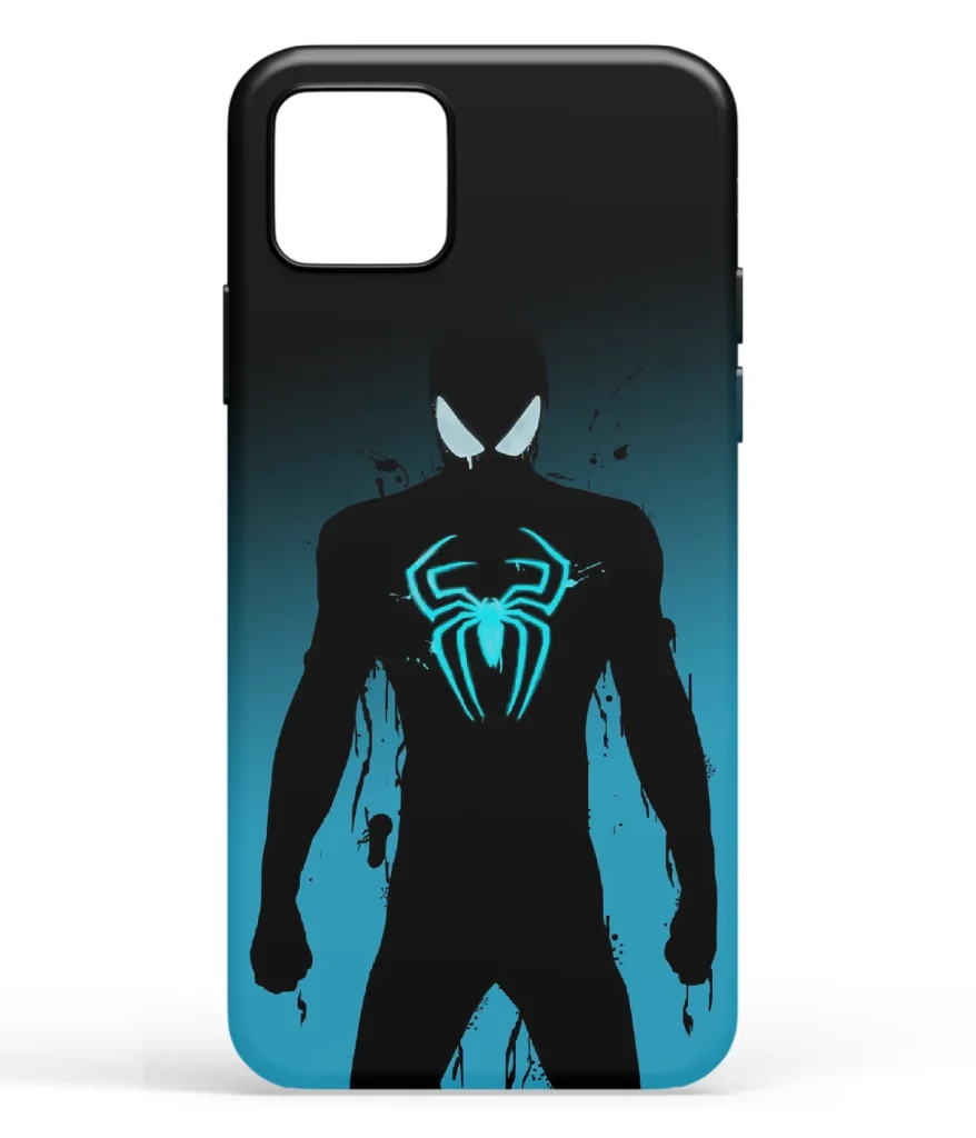 Spiderman Neon Art Printed Soft Silicone Back Cover