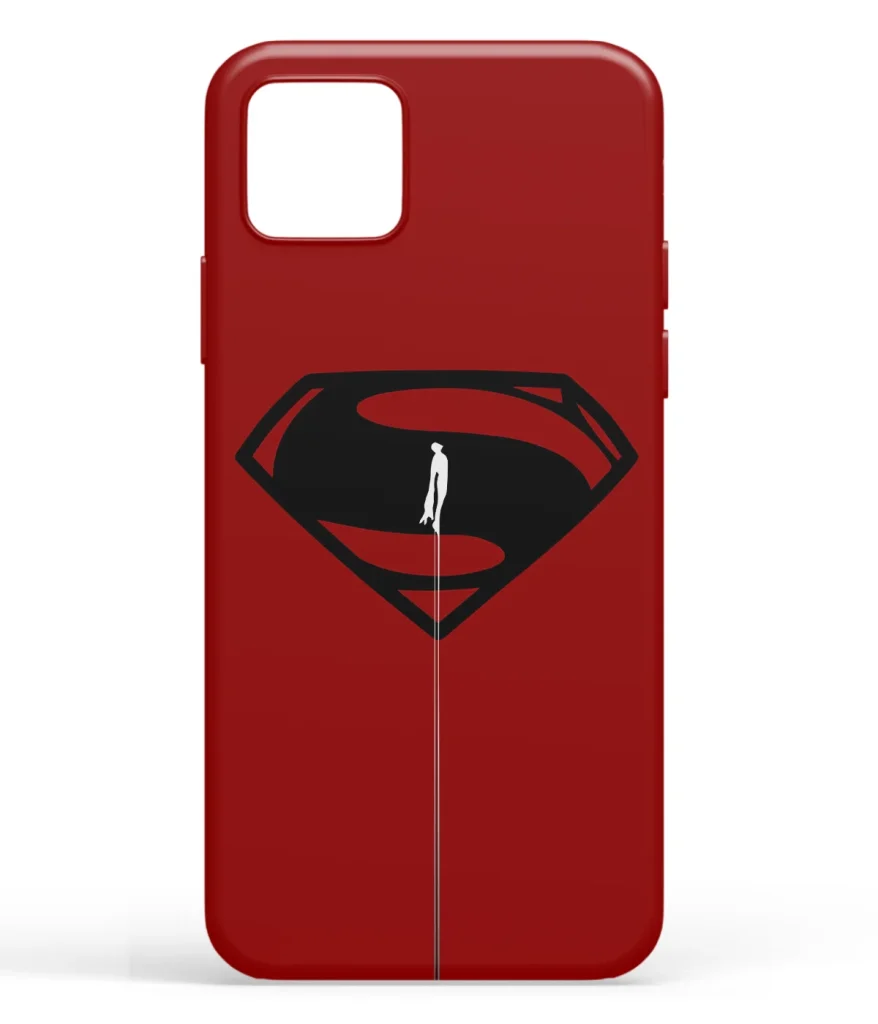 Superman Minimal Printed Soft Silicone Back Cover