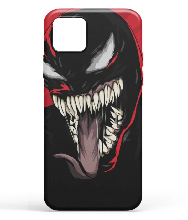 Venom Face Artwork Printed Soft Silicone Back Cover