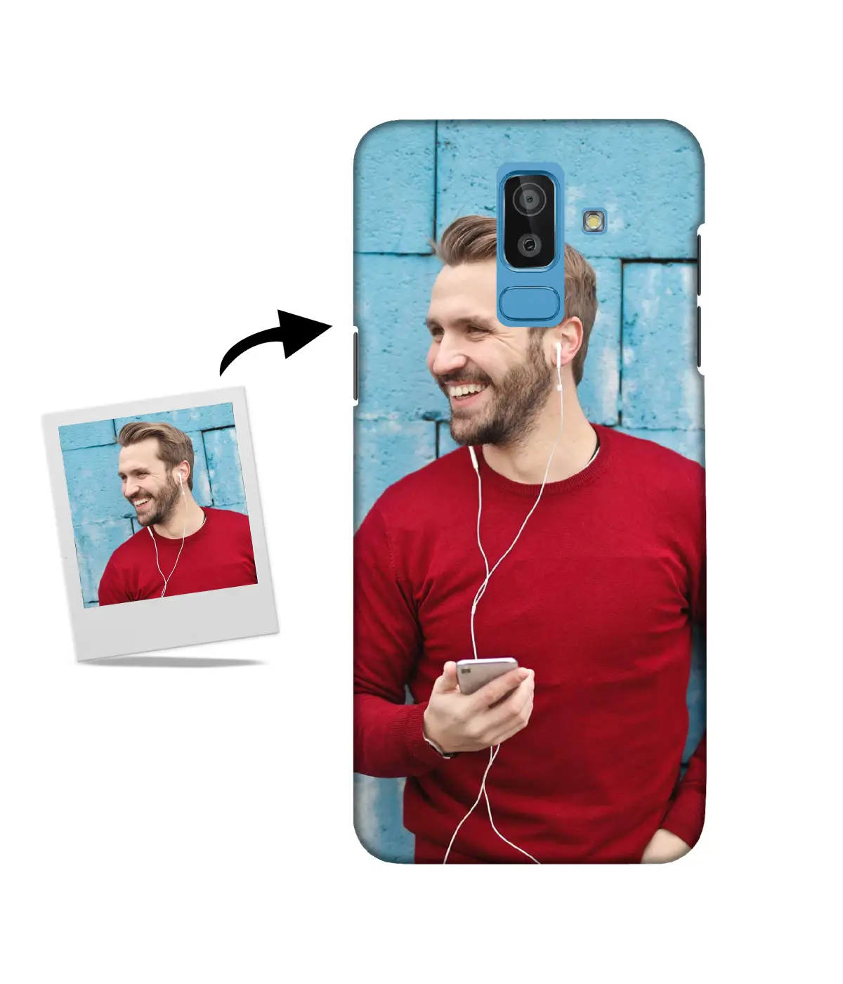 Customized Samsung J8 Back Cover