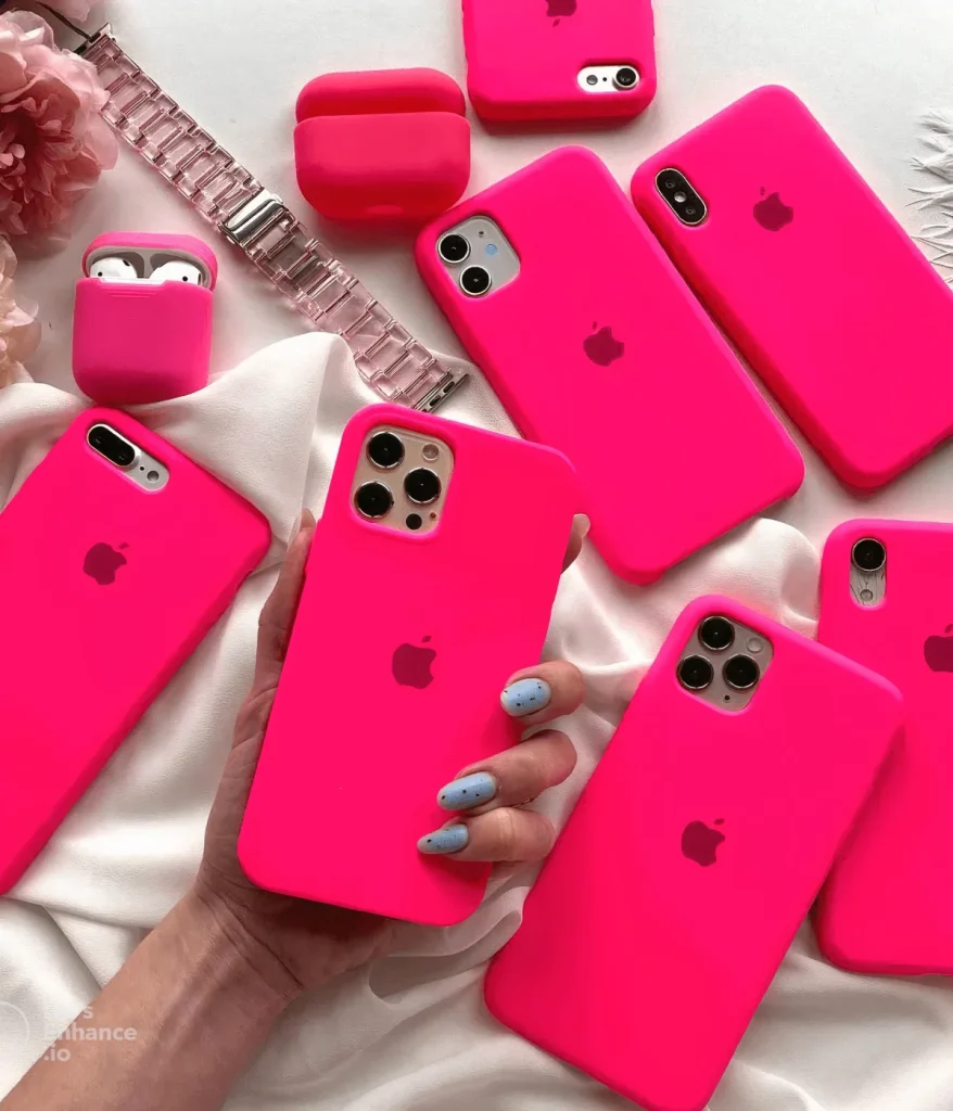 Iphone Liquid Silicone Case - Firefry Rose