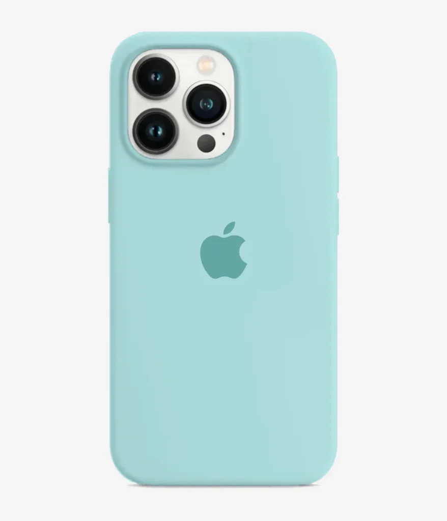 Iphone Liquid Silicone Case - Glacier Blue